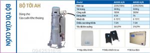 BỘ TỜI CỬA CUỐN tấm liền