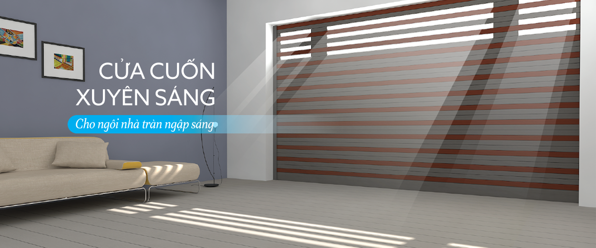 Cửa cuốn xuyên sáng, cua cuon xuyen sang